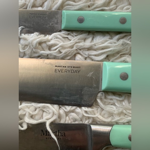 14 Pc  Stainless Steel Cutlery  Knife Block Set MARTHA STEWART + 4 Bonus Knives - Picture 9 of 10